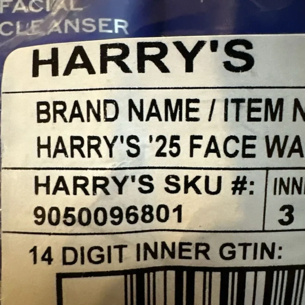 Harry's Exfoliating Face Wash for Men - 5.1 fl oz (3 Pack) | Gentle Facial Skin